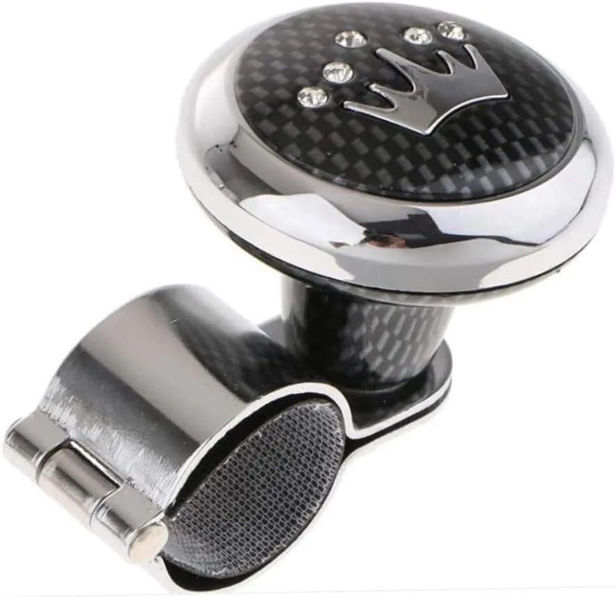 

Steering Wheel Spinner Electric Handle Knob With Stainless Steel Clip Adjustable Booster electric handle knob belt stainless ste
