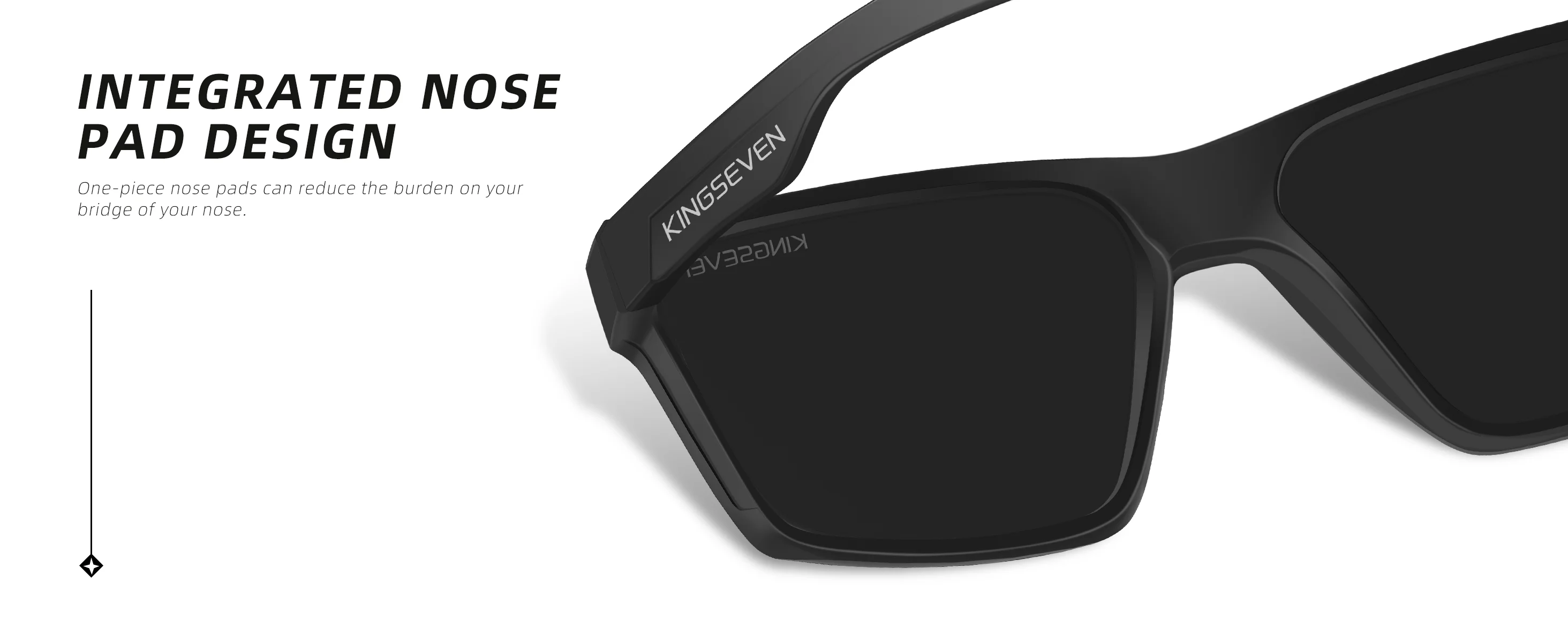 Echte KINGSEVEN Marke Polarisierte Spiegel Objektiv Sonnenbrille Für Männer Frauen UV400 Schutz Mode Gläser Outdoor Sport Brillen – Detail 3
