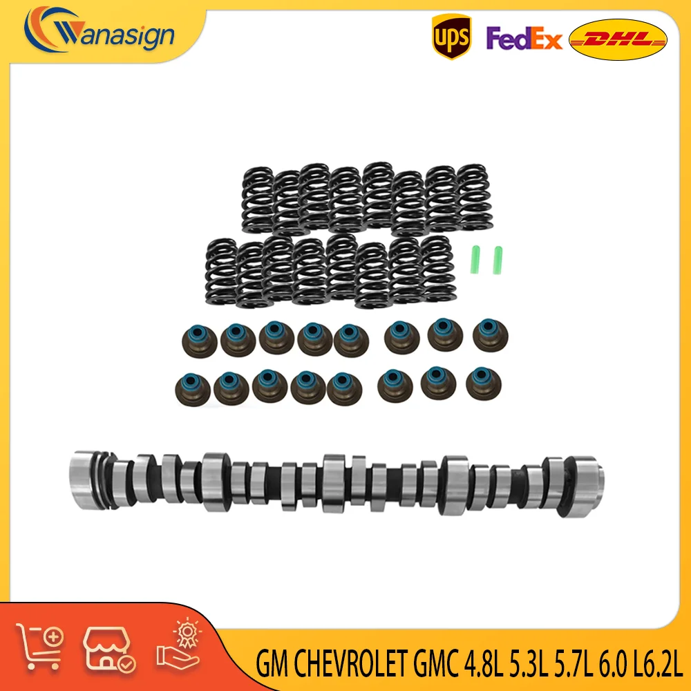 Engine Performance Roller LS9 Cam Kit Valve Springs Seals Pushrods For GM CHEVROLET GMC 4.8 5.3 5.7 6.0 6.2 L LQ9 LS3 L99 L92