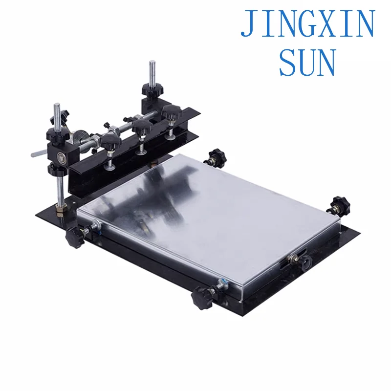 Silk Screen Printing Table, Manual Hot Stamping Table Solder Silk Screen Printing Machine, Manual Universal Fine-Tuning Printer