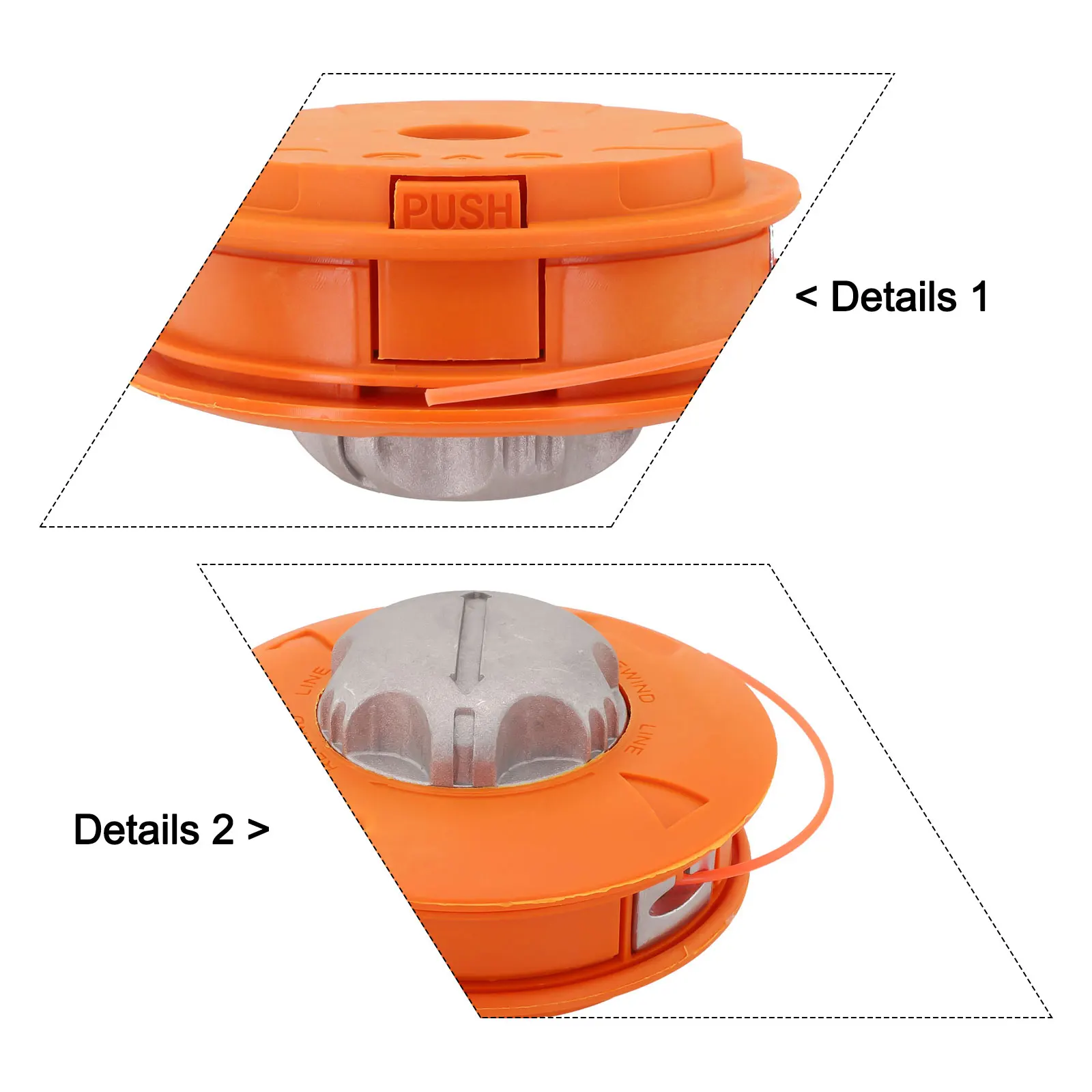 Trimmer Head For RY15526 RY15527 RY15529 - Making It Suitable For Multiple Straight Shaft Trimmers Tool Parts High Quality