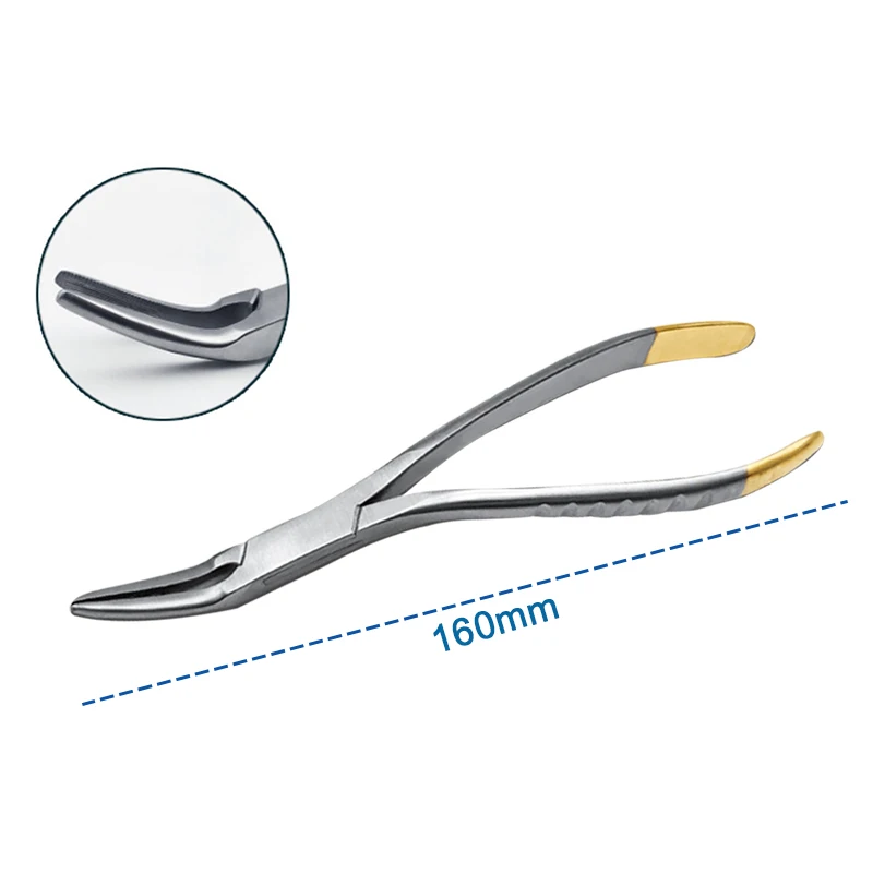 Dental Tooth Root Extraction Forceps Root Fragment Pliers Maxillary Mandibular Teeth Universal Pliers Dental Material