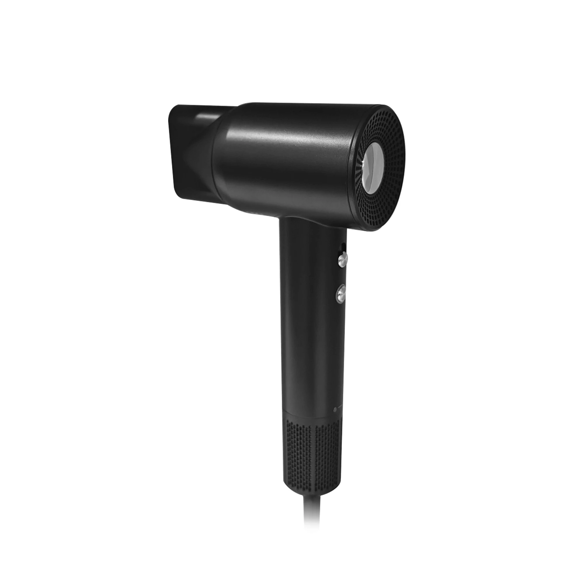 

High Speed 1600W Lightweight Travel Hair Dryer AC Motor Low Noise 100,000 Rpm Black Hair Dryer