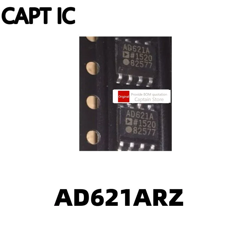 5PCS AD621 AD621AR AD621ARZ AD621A operational amplifier SOP8