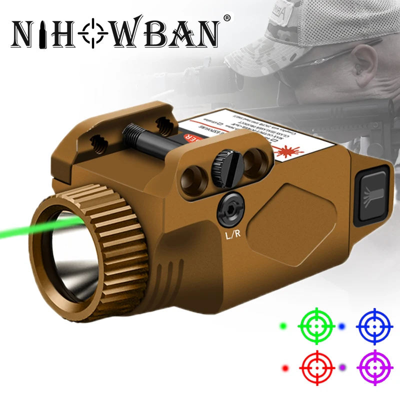 

Tactical Laser Sight Led Flashlight Strobe Internal Penetration Laser for Handgun Glock Pistol Airsoft Tactical Weapons Hunting