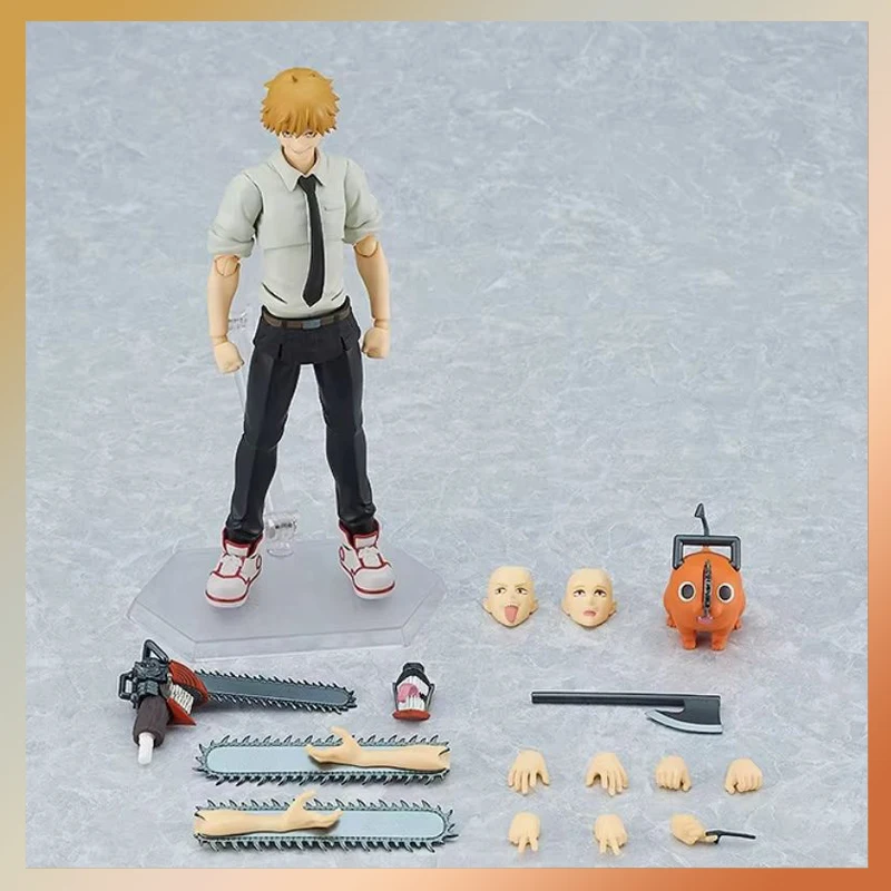 Figura de acción articulada de Denji 586 de Chainsaw Man, 17 cm, Figma, PVC, modelo coleccionable en caja, decoración de escritorio para coleccionistas de anime.