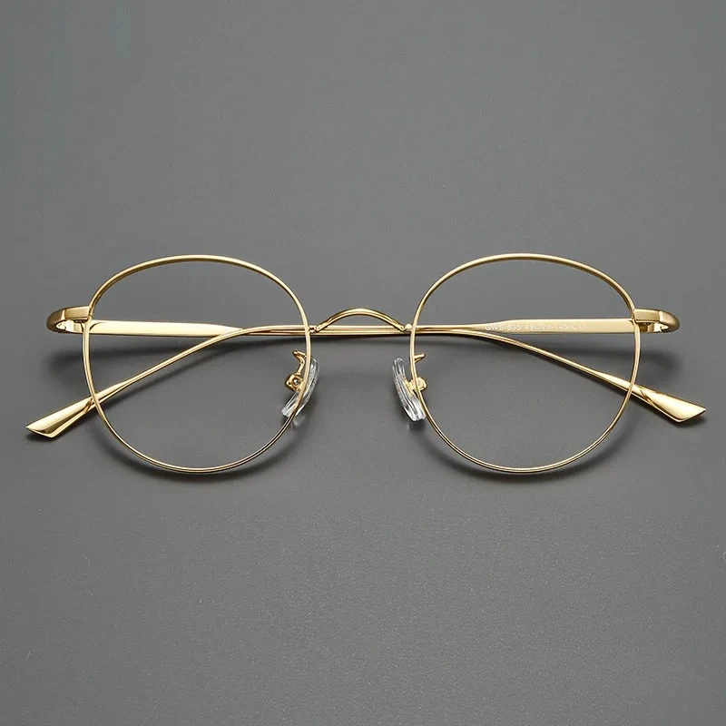 Rx óculos retro redondo titânio multifocal masculino óculos ópticos progressivos personalizados alta miopia prescrição óculos