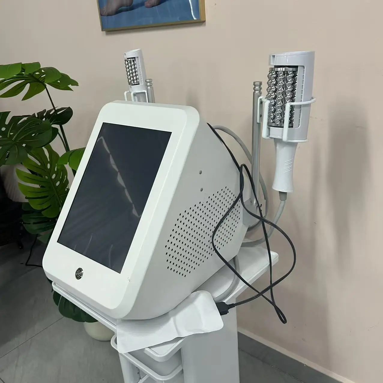 

Powerful Inner Ball Roller Machine Body Massage RF Fat Burning Lymphatic Drainage Instrument for Commercial