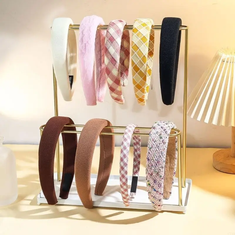  Practical Double Layer Metal Accessories Organizers for Retail Shop Countertop
