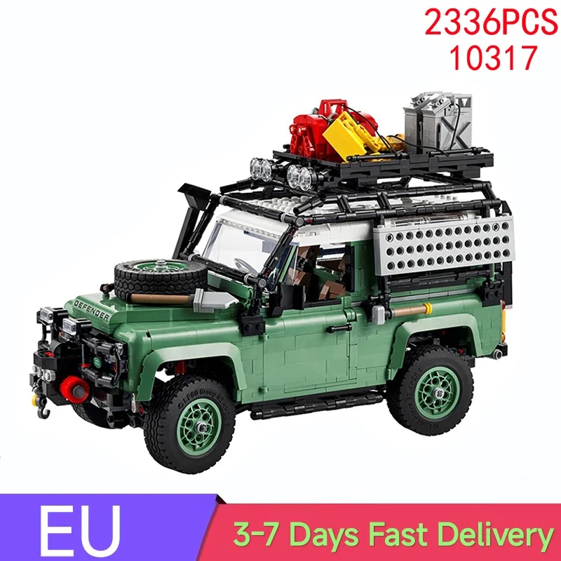 2336 Teile Geländewagen Defender Modellbausatz Kompatibel mit Set 10317 Geburtstags- und Weihnachtsgeschenke für Erwachsene