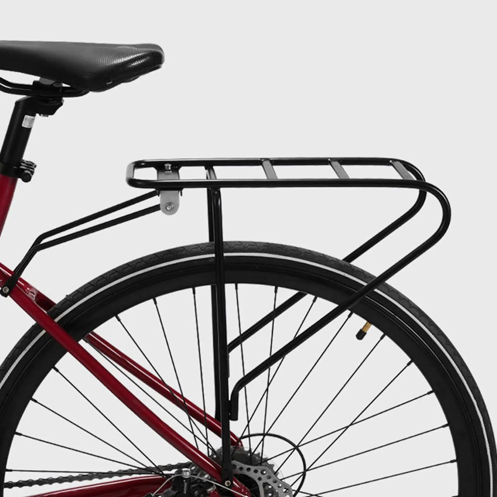 

Rear Bike Rack Carrier Professional Accessories Sturdy Attachment Direct Replace Easy Installation Luggage Rack