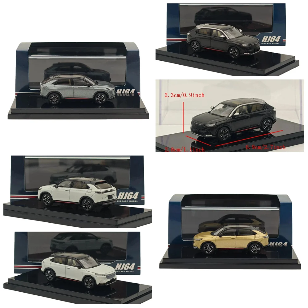 Hobby Japan 1/64 for VEZEL e:HEV PLaY HJ642071 Diecast Model Car Miniature Limited Collection