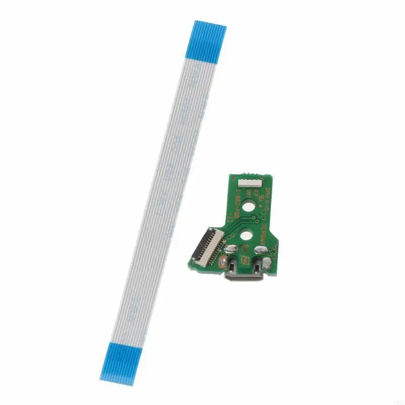 12PC Replacement USB Charging Port Socket Charger Board with 12pin Flex Ribbon Cable for  JDS-055 Controller