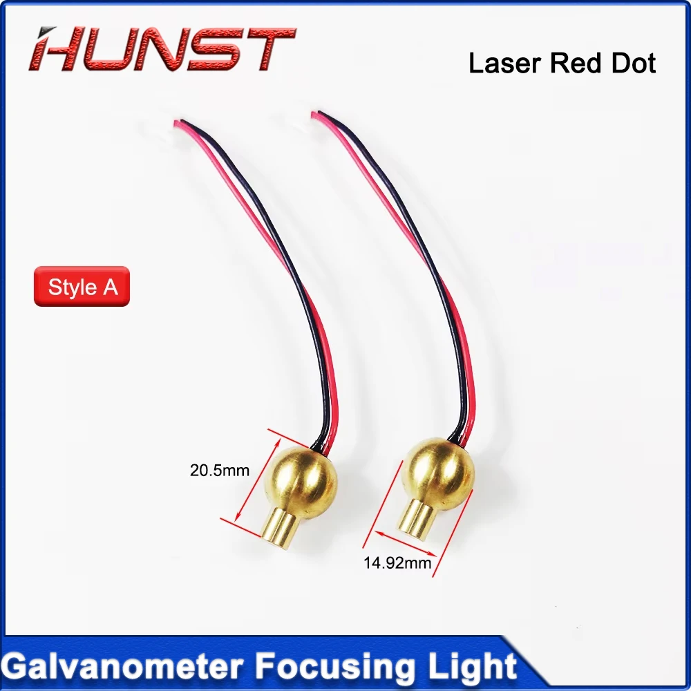 HUNST Laser Marking Machine Focusing Light Suitable For SG7110 RC1001 RC7110 Laser Galvanometer Scanner 650NM