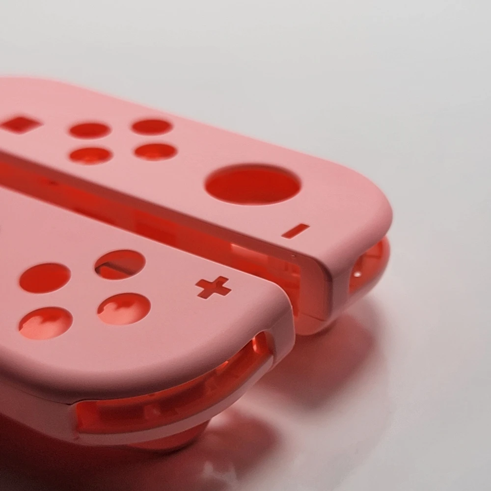 Switch NS Joy-Con コントローラー DIY L R ハウジングシェル プラスチックケース ピンクカバーシェル Switch/OLED JoyCon 交換用シェル
