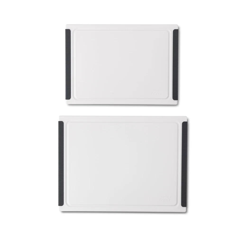 طقم ألواح تقطيع بولي مكون من قطعتين مع مقابض غير قابلة للانزلاق، أدوات مطبخ متينة وخفيفة الوزن وصديقة للشفرات #3