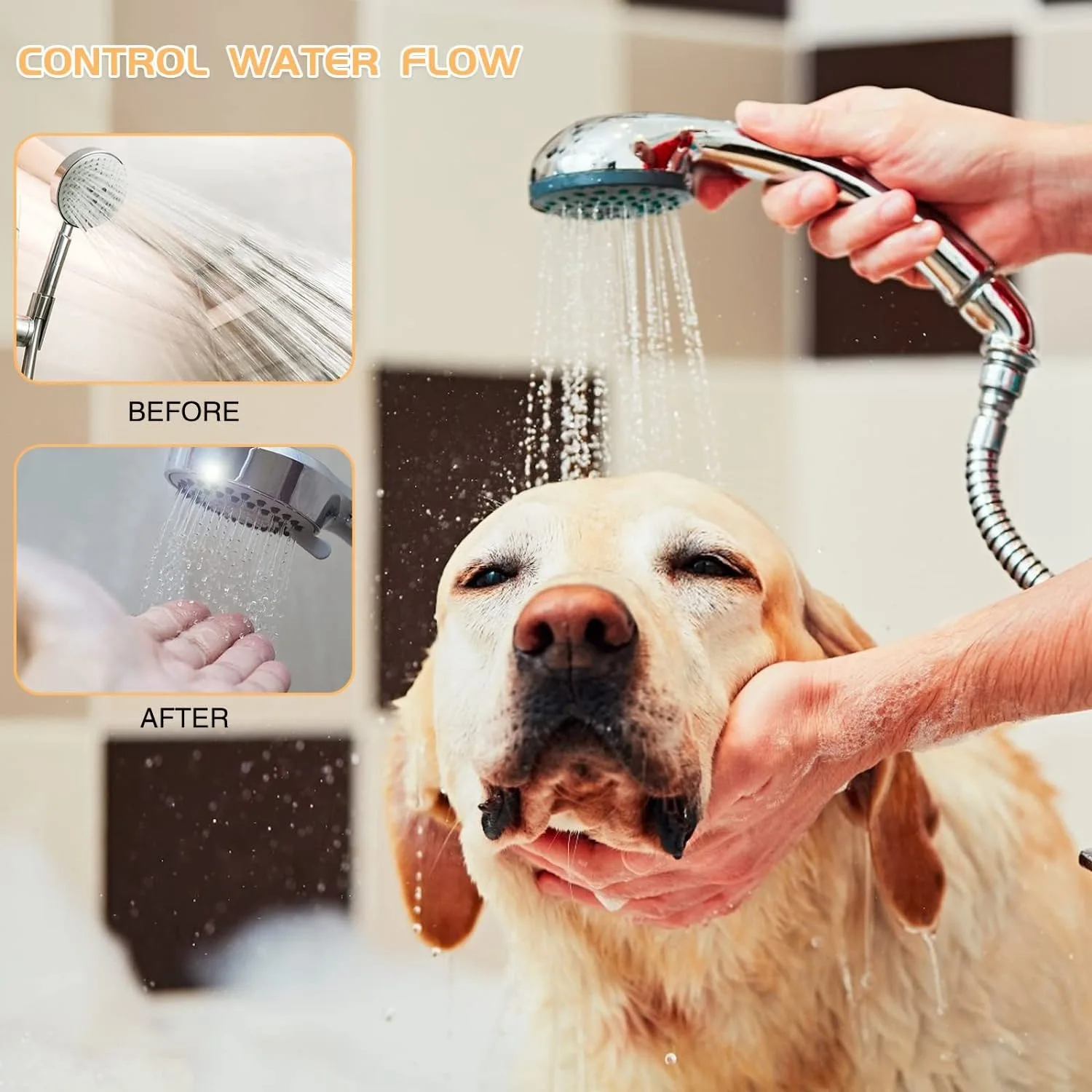 A75K Set of 11 Shower Shower Restrictor, Water Saving Insert, Restrictor, for Shower, Water-Saving Shower Head
