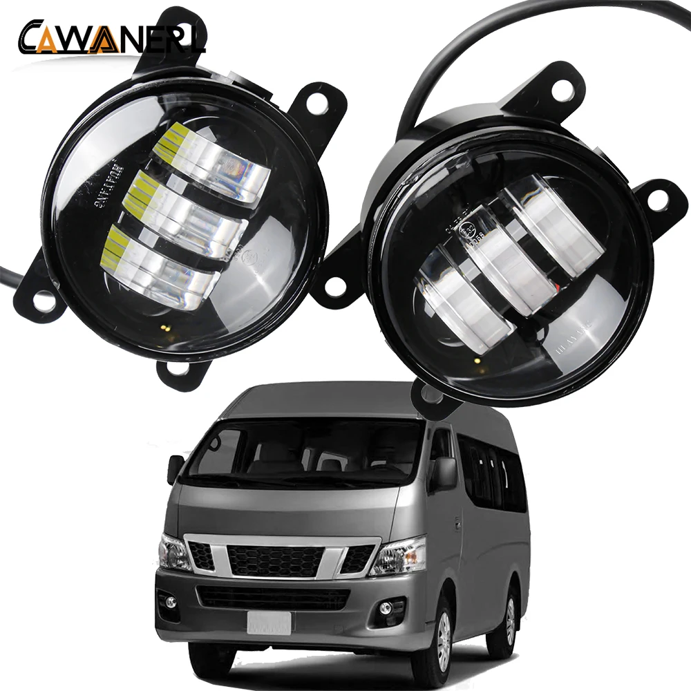 2 X Fog Light Assembly 30W 4000LM Car LED Fog Driving Lamp H11 Accessories For Nissan Urvan NV350 Caravan Rider (E26) 2012-2019