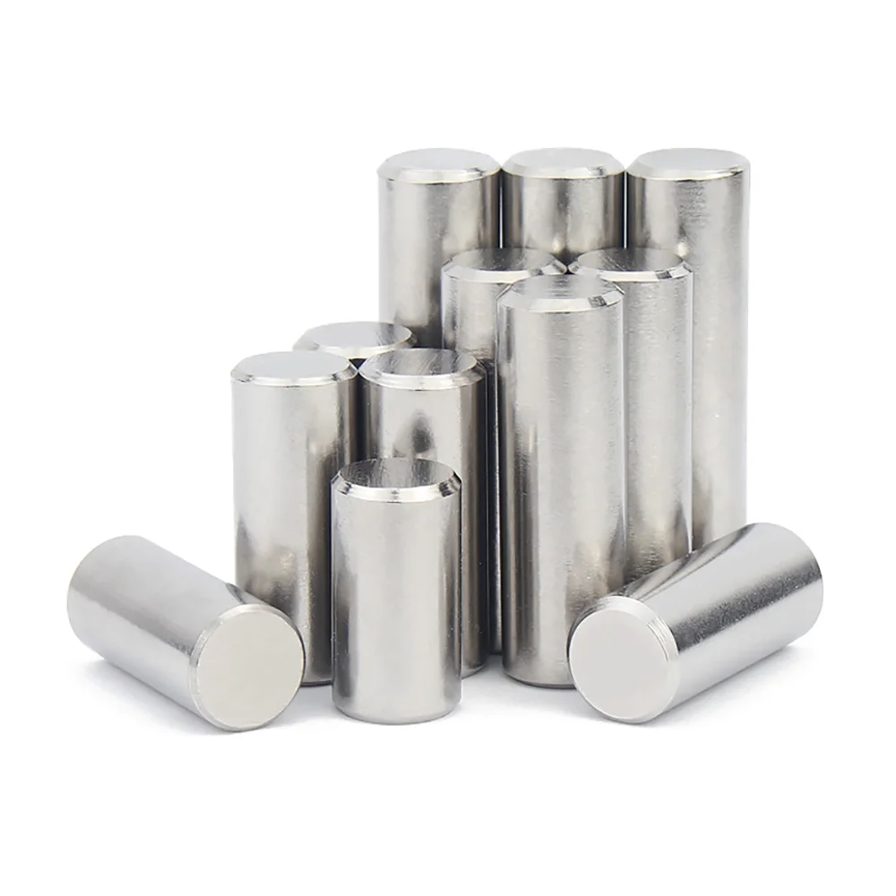 6-60mm Parallel Pins Fastener Solid Cylinder 304 Stainless Steel Cylindrical Pin Locating Dowel M2.5 M3 Fixed Shaft Solid Rod