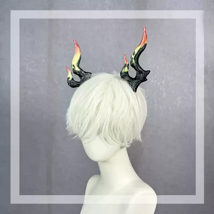 

Arknights Cosplay Yi prop Headwear corner exquisite craftsmanship make quadratic element COS