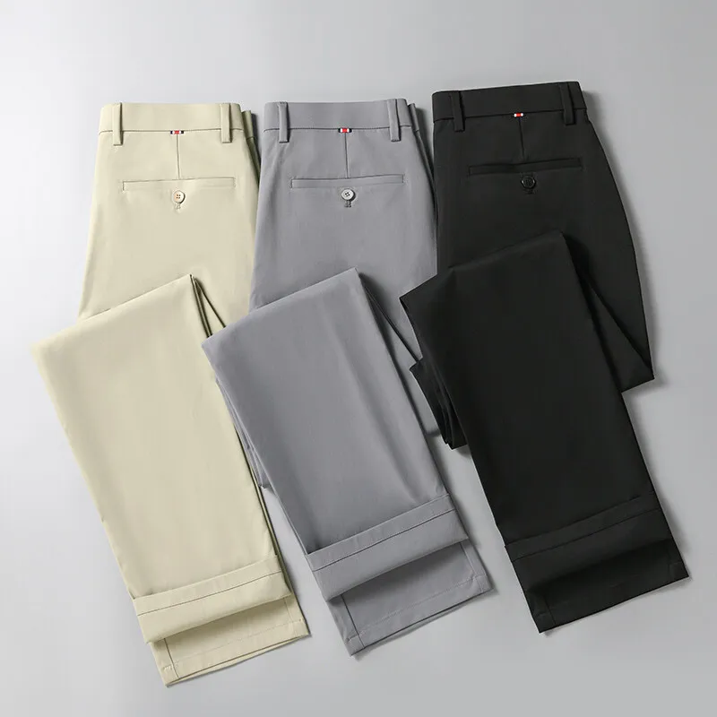 Spring Summer Men's Golf Dress Pants Work Business Casual Comfy Trousers Slacks Quick Dry Lightweight Wrinkle Free 4 Pockets