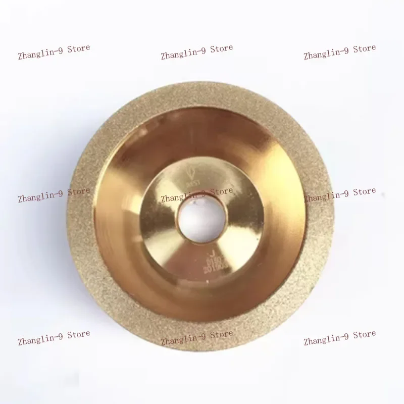 100mm Cup Diamond Grinding Titanium plated Wheel Grit  100#150#200#320#400#600#Brazed Bowl Grinding Wheel Cutter Grinder Bowl