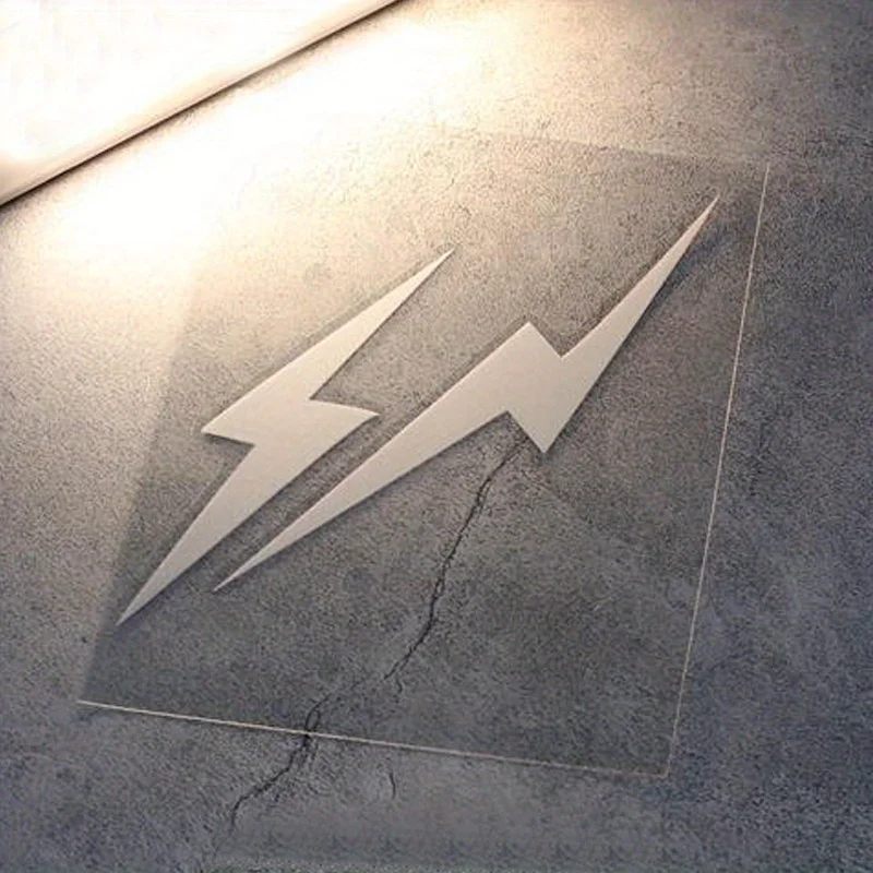 

2 шт. наклейки на мотоцикл с молнией-ярко-красный/желтый прочный виниловый декор для бездорожья для шлема/топливного бака/крыла/корпуса