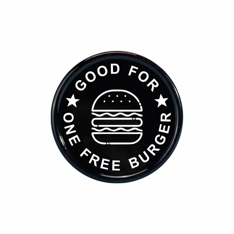 1000 pcs 25mm Custom Plastic tokens Food chips Drink Poker Chips Tokens Burger Counter Plastic Token