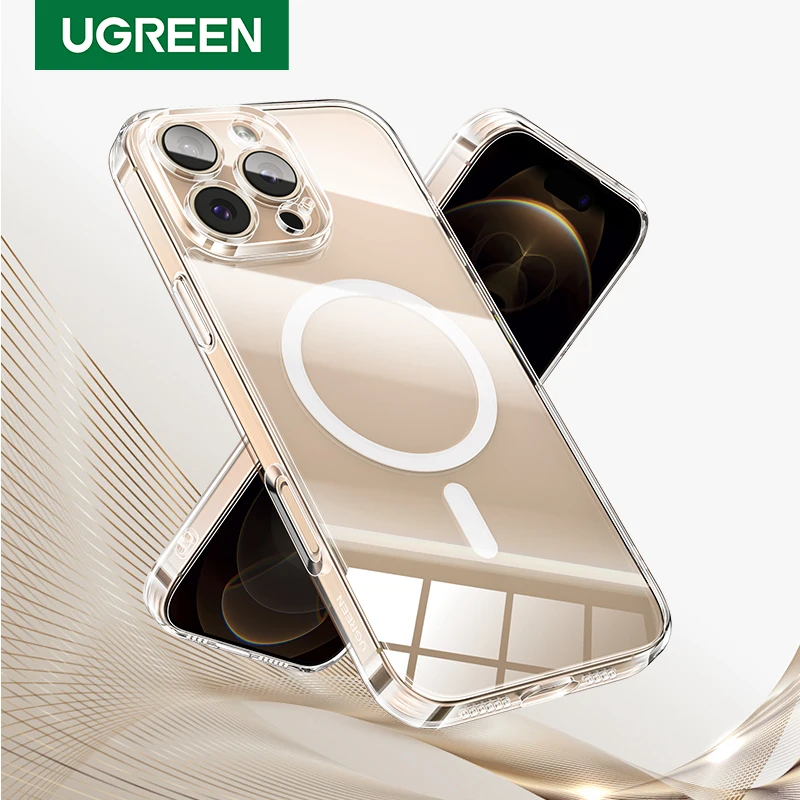 UGREEN Magnetic Case for iPhone 16 Pro Max Case Shockproof Cover for iPhone 15 14 13 Pro Max 14 Plus 16pro Macsafe TPU Cases