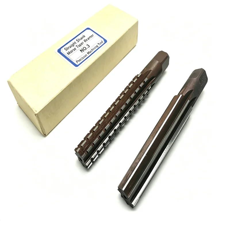 Morse taper manual reamer MT0-MT5,9Sicr  Rough and Fine combination reamer, used for manual metal deburring and hole expansion view 5