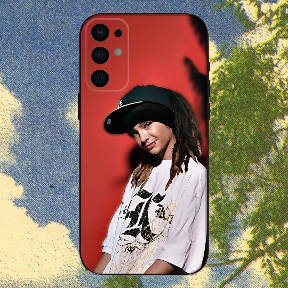 حافظة هاتف T-Tom Bill K-Kaulitz Tokio لهاتف سامسونج S25، S24، S21، S22، S23، S30، Ultra، S20، Plus، Fe، Lite، Note، 10,9,5G غطاء أسود
