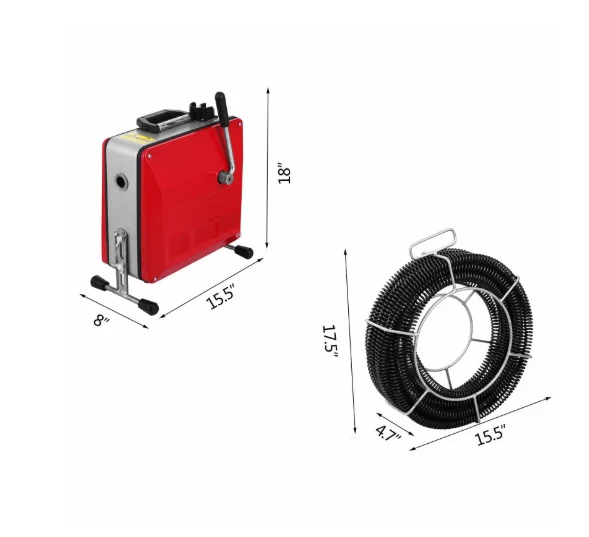 GQ-150 portable unblocked drain cleaning sewer snake machine  cleaner