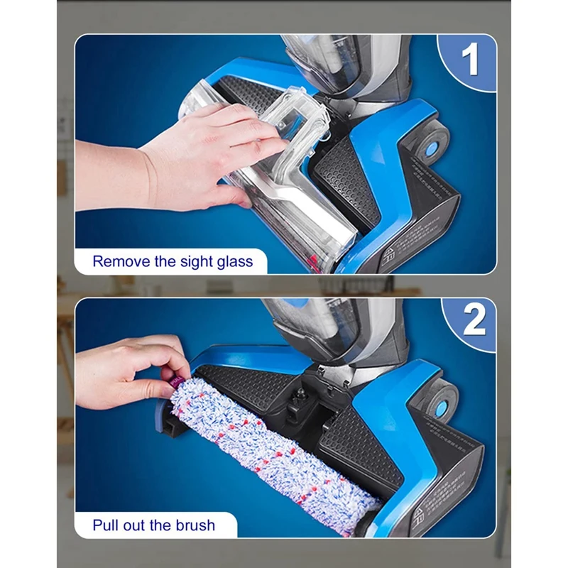 Сменные валики щетки для разных поверхностей для пылесоса Byissell Crosswave 1785 2303, для аксессуара Bissell Crosswave 3в1