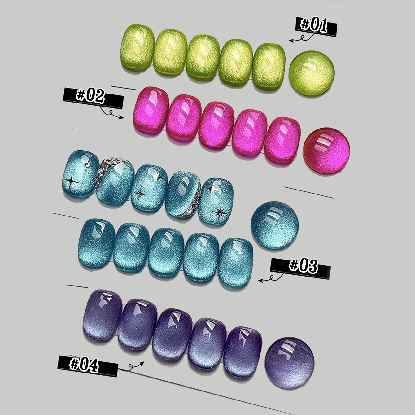 ยาทาเล็บเจล SHAKA Autumn Melbourne Cat Eye 1 ชิ้น คอลเลคชั่นใหม่ปี 2025 สีสันสดใส พร้อมอุปกรณ์ตกแต่งเล็บโดปามีน