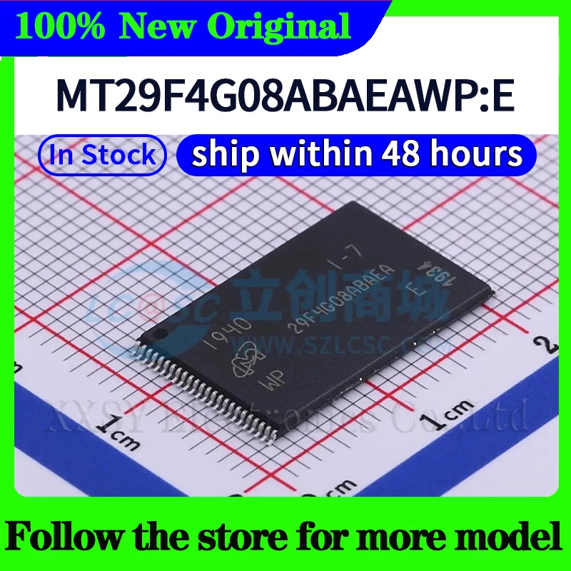 

MT29F4G08ABAEAWP:E In stock 48 hours ship