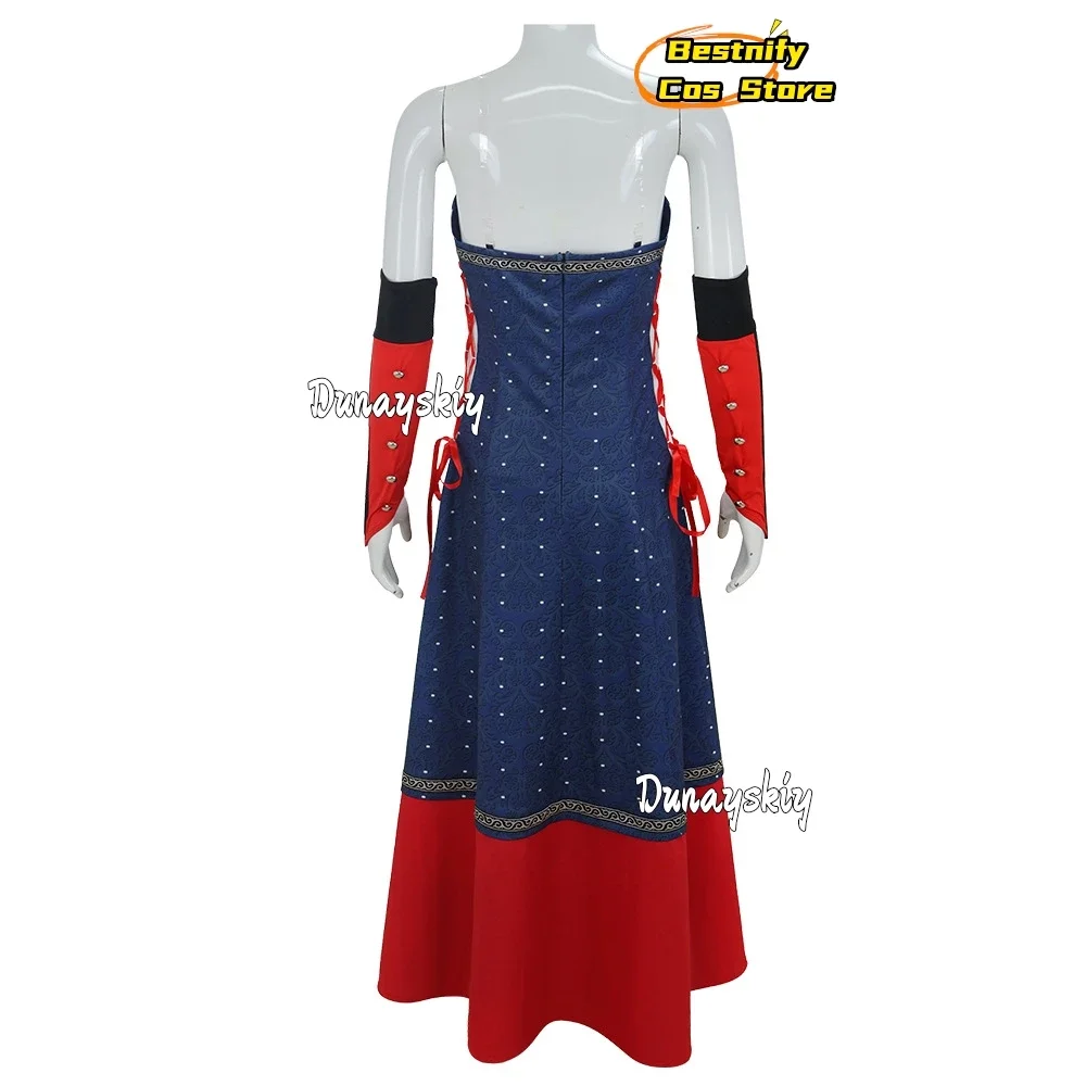 CosplayGame Triss تأثيري ميريجولد زي حمالة فستان مثير قفاز موحدة شعر مستعار أحمر مجموعة أنيمي تريس لعب الأدوار الدعاوى النسائية الدكتور