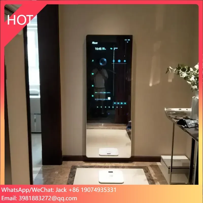 مرآة تركيب افتراضية / مرآة تمرين التمارين / تعكس مرآة اليوغا للياقة البدنية