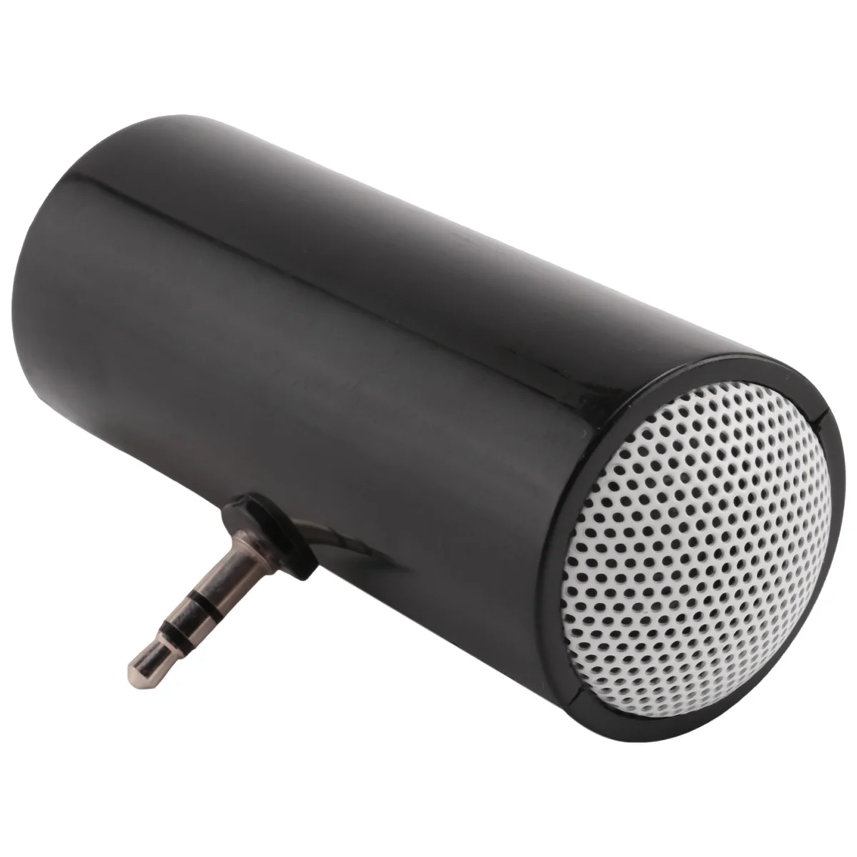 Mini alto-falante portátil com 3,5mm jack, mp3, leitor de música, amplificador, para o telefone móvel, tablet, pc, preto