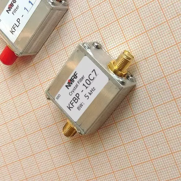 

10.7MHz Coaxial Bandpass Crystal Filter, SMA Interface, IF Filter, Bandwidth 5kHzr, SMA Interface, IF Filter