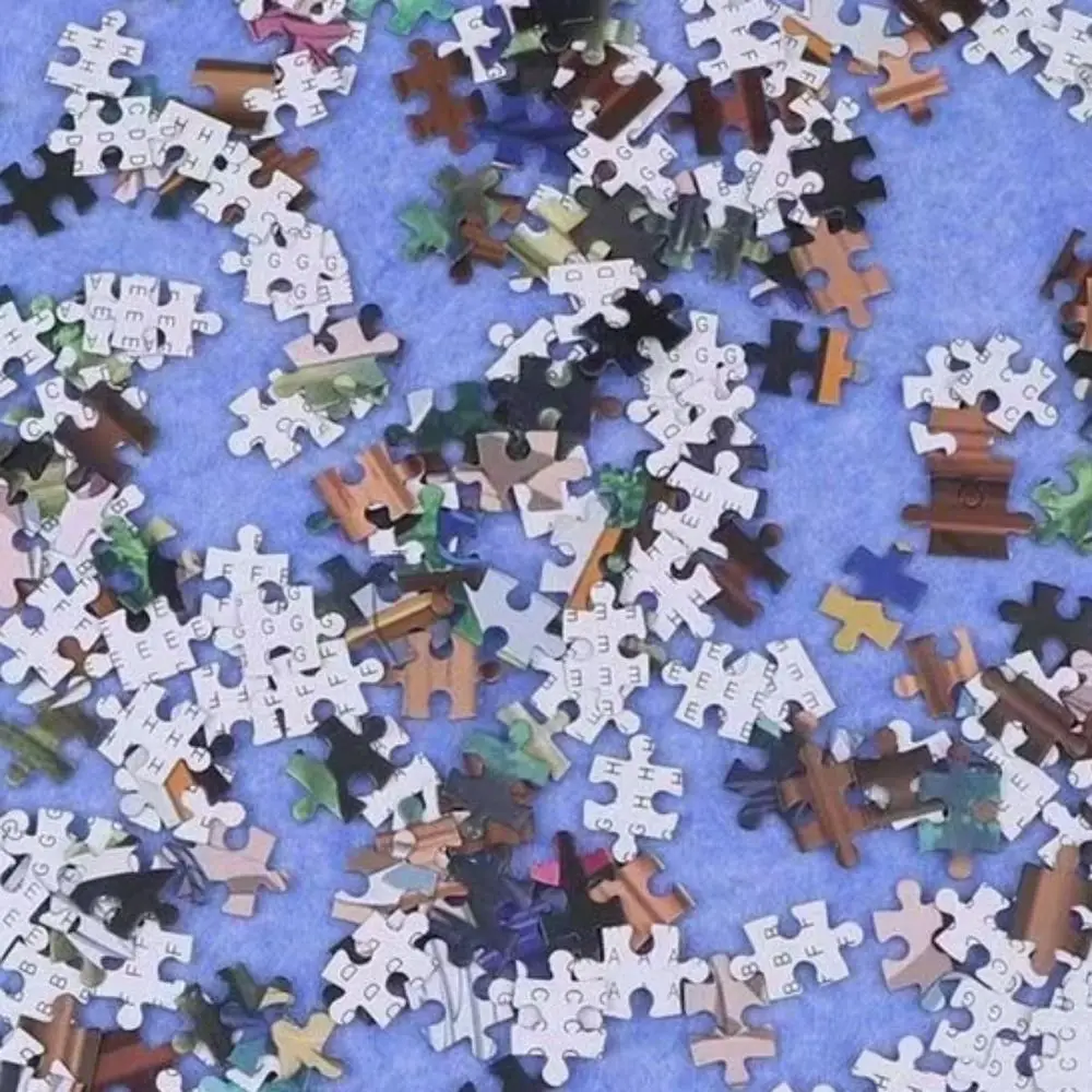 Portable 2000 Pieces Felt Puzzle Board Thickened Non-Slip Puzzle Saver Pad Moisture-proof Folding Puzzle Mat Puzzle Organization