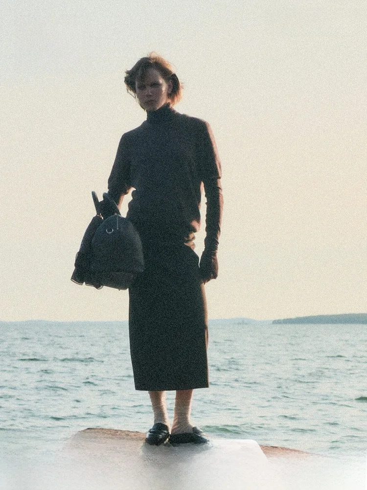 

H&M Women's Mid-Length A-Line Skirt Comfortable Slimming Faionable Commute Spring New Arrival Casual Sle Cotton Blend