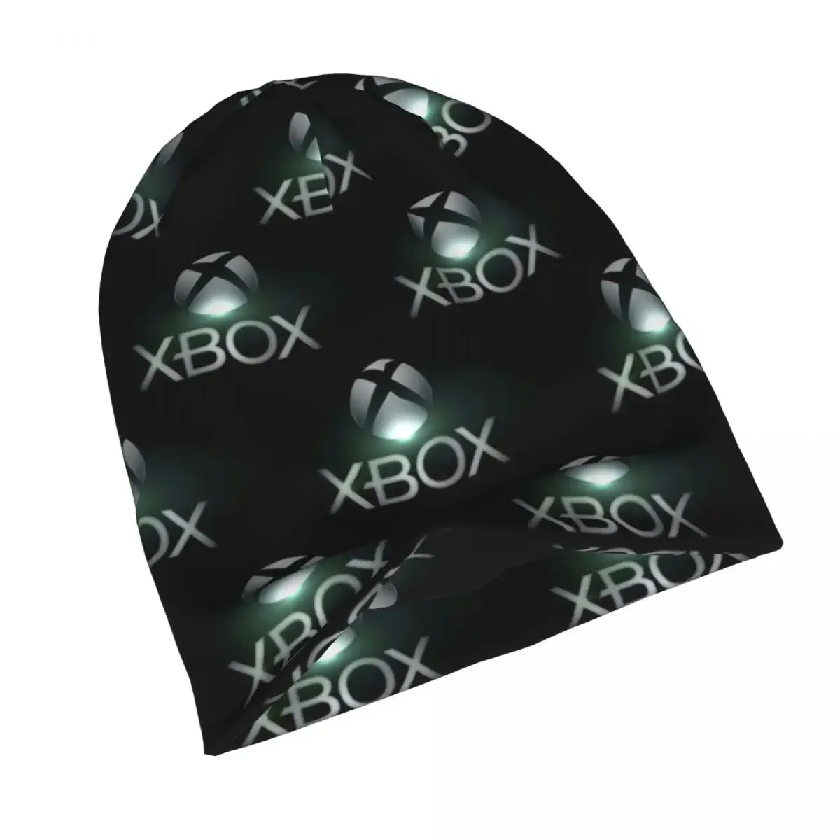 قبعة محبوكة دافئة بشعار Xbox باللون الأخضر، قبعة بونيه عصرية للخريف والشتاء، قبعات بيني خارجية للجنسين والكبار