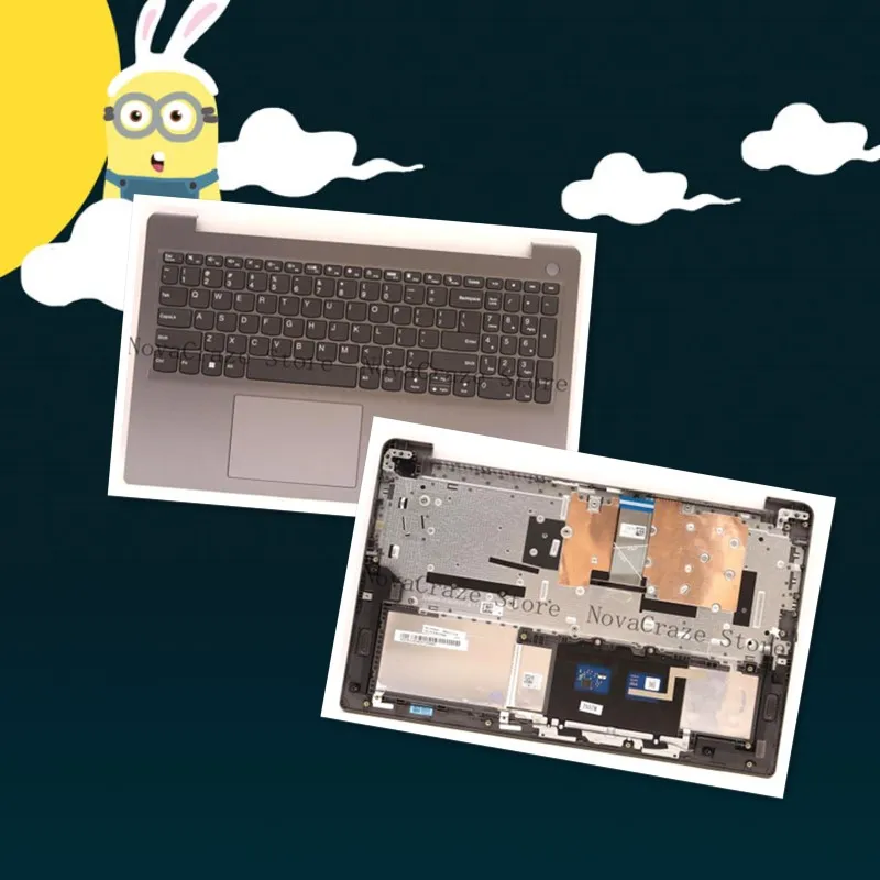

5CB1H78294 Новая клавиатура с упором для рук, тачпад без подсветки для IdeaPad 3 15IAU7 3 15ABA7