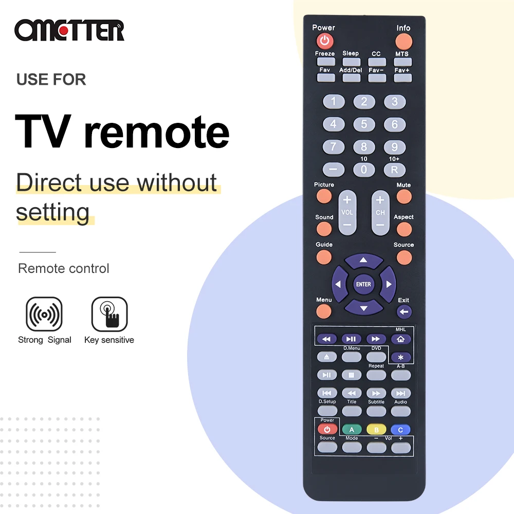 Nowość dla Sceptre pilot do telewizora sterowanie 142022370015 ° c E165bd-mq E195bd-Smqr E205bd-Smqc e248bd-fmqr E 325 X d-mqr e325b