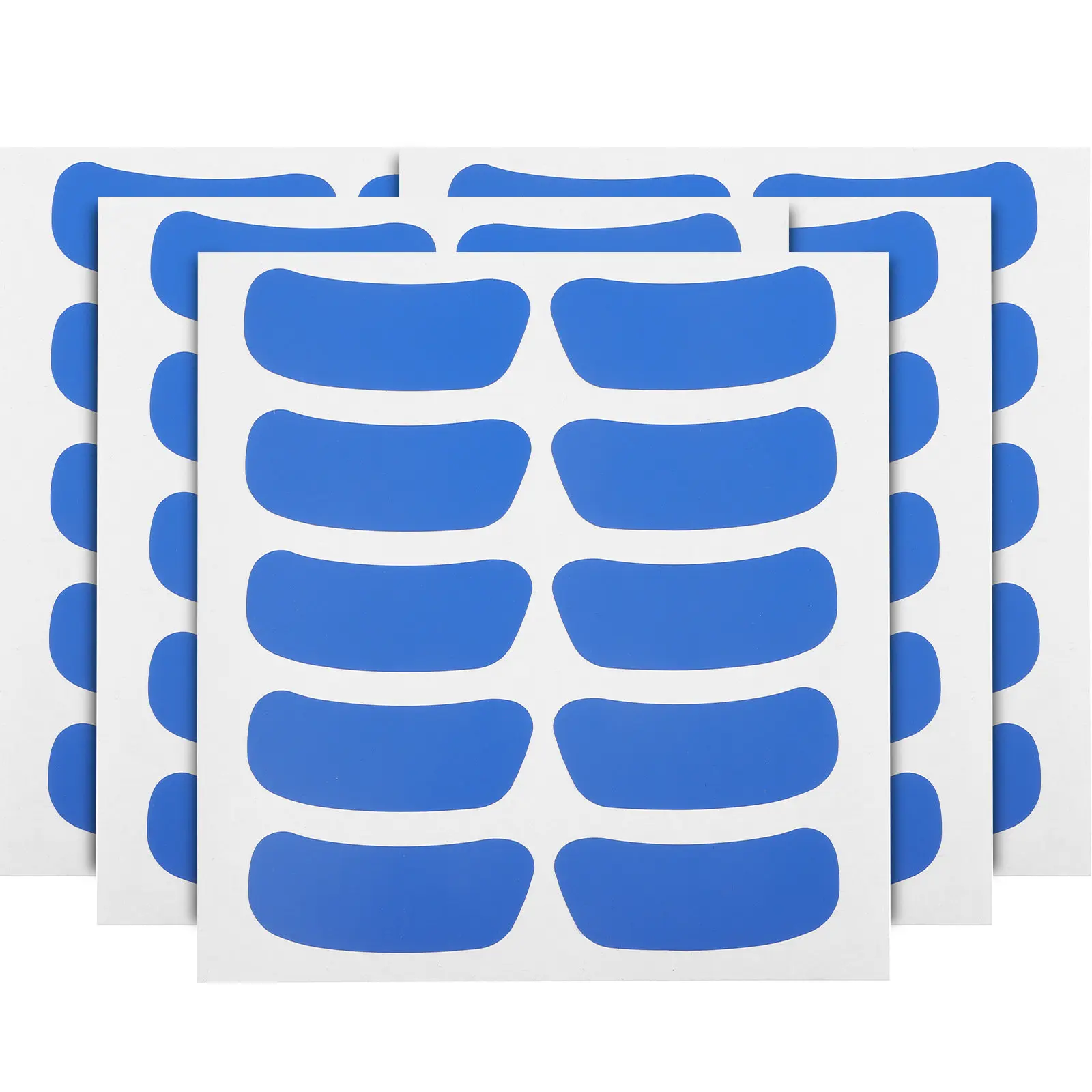 

50 Sheets Sports Eye Strip Stickers Portable Writable Face Stickers Erasable Fan Decals Cheering Accessories Multipurpose Fan