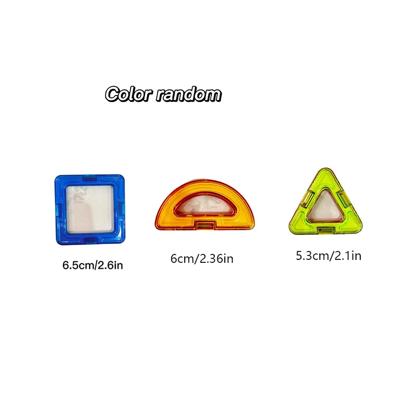 58 قطعة من ألعاب المغناطيس، مكعبات بناء مغناطيسية للأطفال، ألعاب تصميم وبناء للأطفال، مكعبات بناء