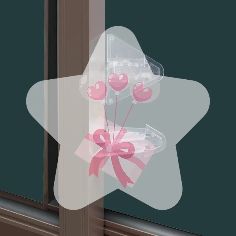 Sliding Door Window Protection Lock Child Lock Safety Butterfly Sliding Locks Anti-Pinch Wardrobe Locking Children Protection