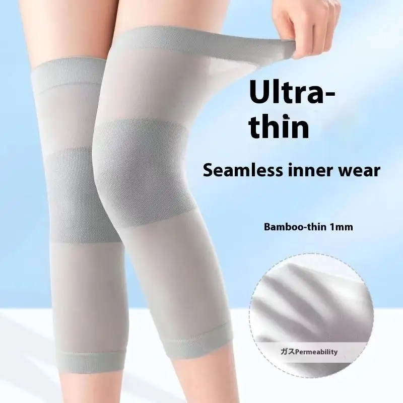 

Летние тонкие вязаные наколенники Ультратонкие дышащие наколенники с кондиционером Невидимая защита колена для комнаты