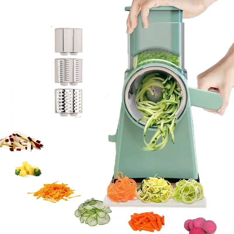 

Multifunctional Vegetable Chopper, Food Shredder, Potato Slicer, Fruit Grater Cutting Manual, Carrot Veggie Cutter, Kitchen Tool