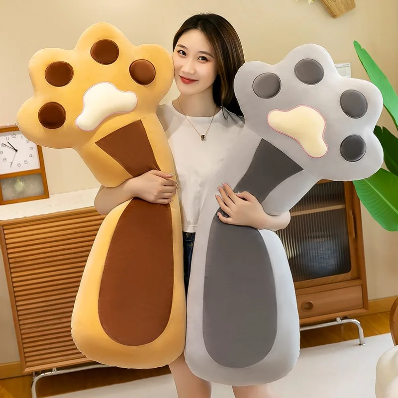 Large Cute Paw Shape Plush Pillow Soft Hugging Cushion Stuffed Cute Toys Sleeping Sofa Bed Decor for Kids Girls Birthday Gift